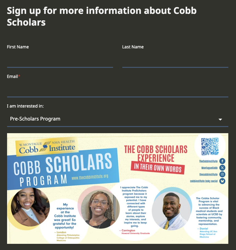 Cobb Scholars Info Subscribe 
